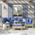 balcony garden patio rattan sofa set